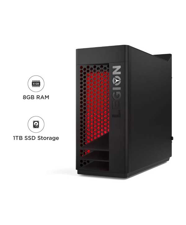 Lenovo Legion T530 Gaming Desktop (9th Gen Intel Core i7/8GB/1TB SSD/Windows 10/NVIDIA RTX 2070 8GB GDDR6 Graphics 3 Lenovo Legion T530 Gaming Desktop 9th Gen Intel Core i7
