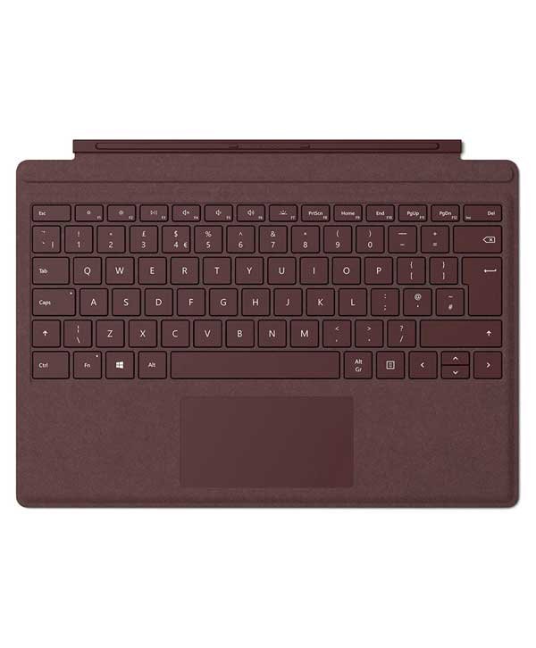 Microsoft Surface Pro Signature Type Cover Burgundy Color 3 microsoft surface pro signature type cover