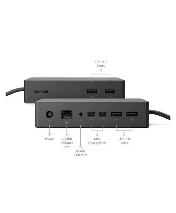 Microsoft Surface docking station Microsoft Dock V2 - SVS-00008 3 Microsoft Surface docking station