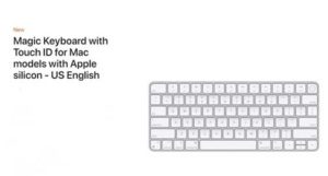 Magic Keyboard with Touch ID and Numeric Keypad for Mac models with Apple silicon - US English