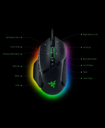 Razer Basilisk v3 Customizable Gaming Mouse with Razer Chroma™ RGB with 2 years Official Warranty