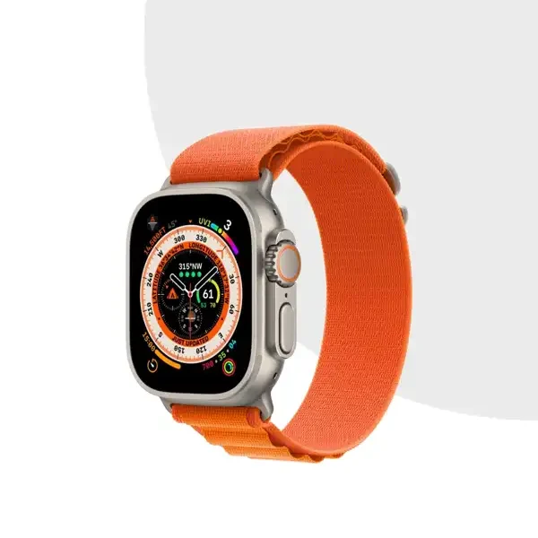 Apple Watch Ultra Titanium Case Alpine Loop | 49mm Titanium Case with Alpine Loop