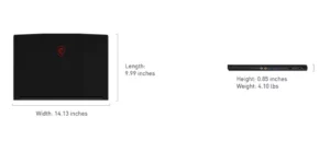 MSI Thin GF63 12HW-001 2022 Model Price In Bangladesh -MC Solution BD