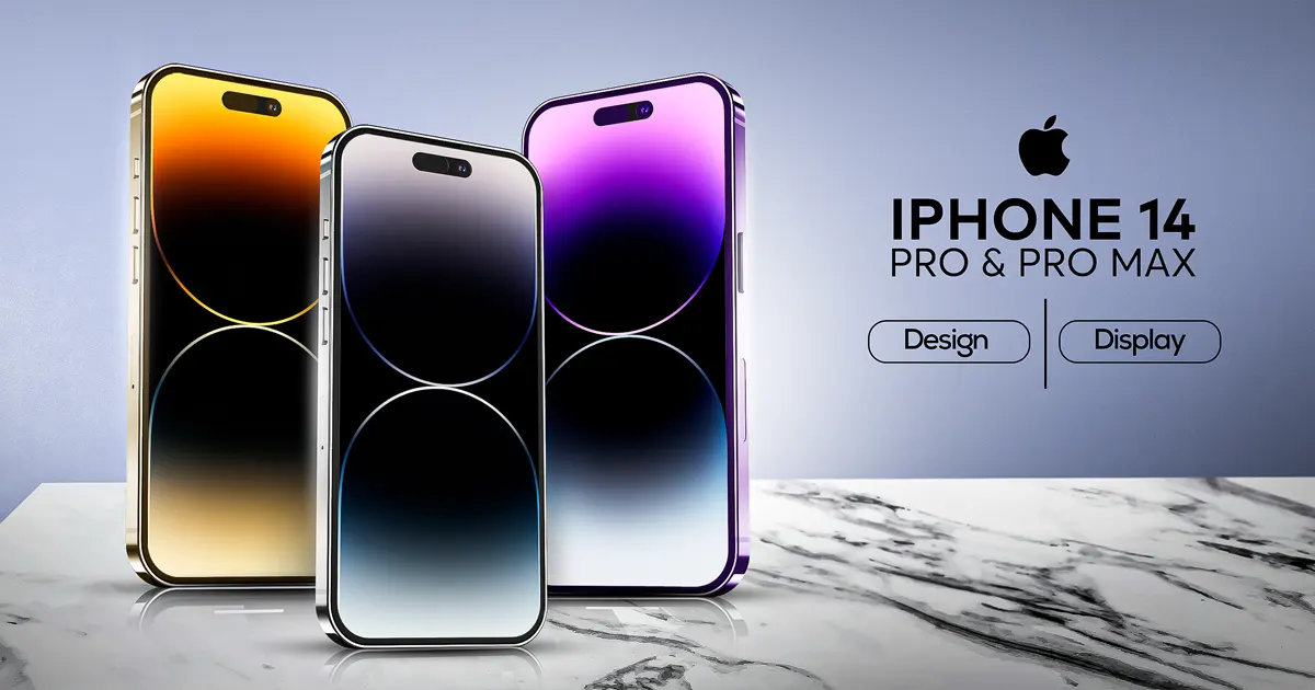 iPhone 14 Pro and iPhone 14 Pro Max Design Display