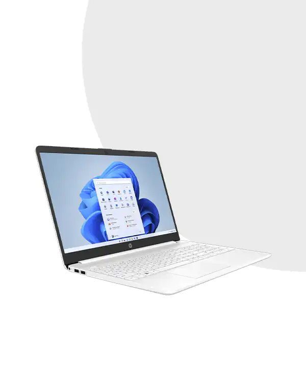 HP Laptop 15s-Eq3061AU | 15.6'' FHD | Ryzen 5 5625U | 8GB DDR4 | 512GB SSD | Snow Flake White | ATI | W11 | HS 5 HP Laptop 15s-Eq3061AU MC Solution BD