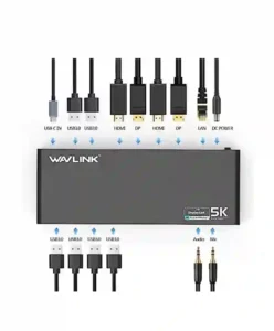 Wavlink WL-UG69DK1 USB-C Ultra 5K Universal Docking Station MC Solution BD