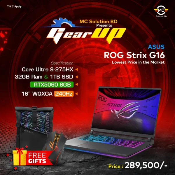 Asus ROG Strix G16 G615LM G615L-MS5078W 2025