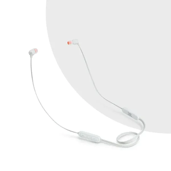 JBL Tune 160BT by Harman Pure Bass Wireless in-Ear Headphones with Mic (White) | MC Solution BD