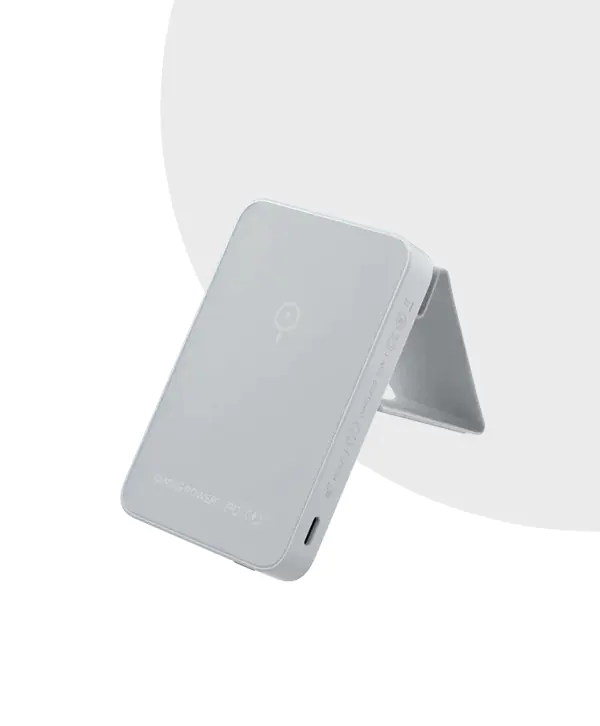 Momax Q.Mag Power 9 PD 20W 5000mAh Magnetic Wireless Charging Power Bank with Stand (IP109) 4 Momax Q.Mag Power 9 PD 20W 5000mAh Magnetic Wireless Charging Power Bank with Stand (IP109) | MC Solution BD