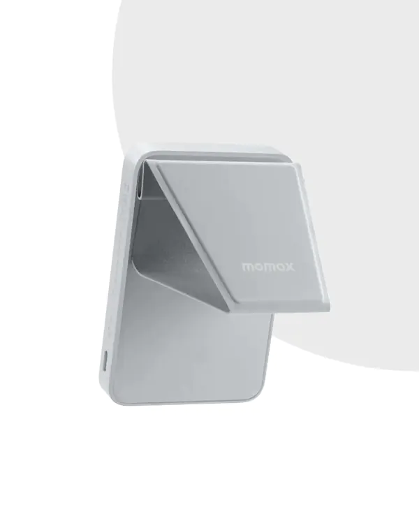 Momax Q.Mag Power 9 PD 20W 5000mAh Magnetic Wireless Charging Power Bank with Stand (IP109) 5 Momax Q.Mag Power 9 PD 20W 5000mAh Magnetic Wireless Charging Power Bank with Stand (IP109) | MC Solution BD