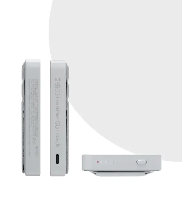 Momax Q.Mag Power 9 PD 20W 5000mAh Magnetic Wireless Charging Power Bank with Stand (IP109) 7 Momax Q.Mag Power 9 PD 20W 5000mAh Magnetic Wireless Charging Power Bank with Stand (IP109) | MC Solution BD