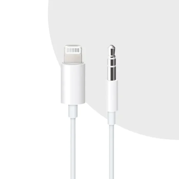 Apple Lightning to 3.5mm Audio Cable 1.2m White MXK22 price in Bangladesh | MC Solution BD