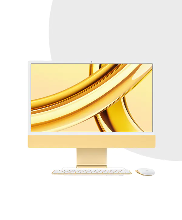 Apple iMac M3 2023 | 24-inch 4.5K Retina Display | M3 Chip 41 Apple iMac M3 2023 Yellow price in Bangladesh MC Solution BD