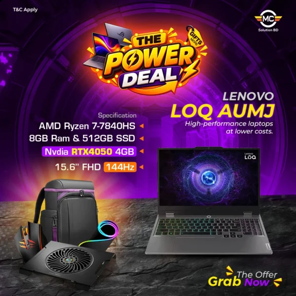 Lenovo LOQ AUMJ 2023 Gaming Laptop MC Solution BD