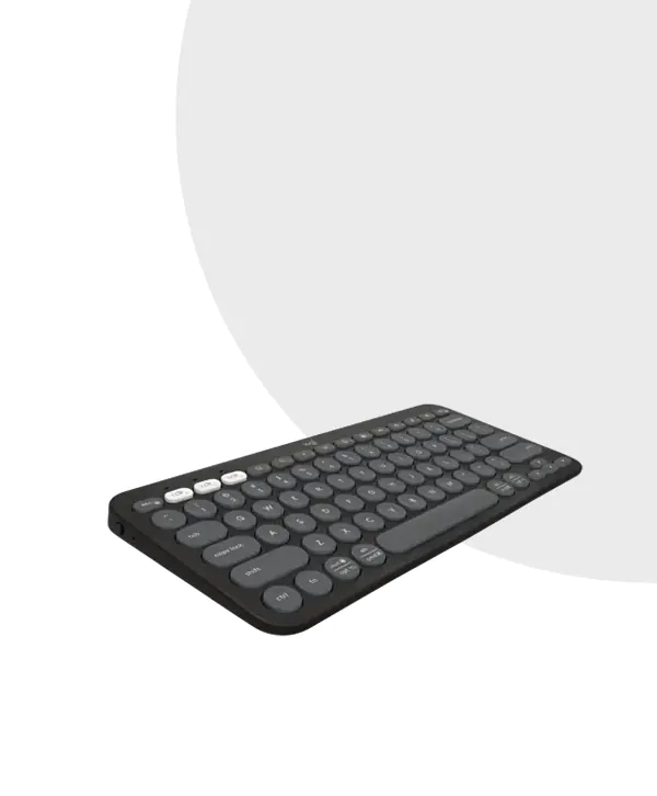 Logitech Pebble 2 Combo 7 Logitech Pebble 2 Combo Tonal Graphite Keyboard price in Bangladesh | MC Solution BD