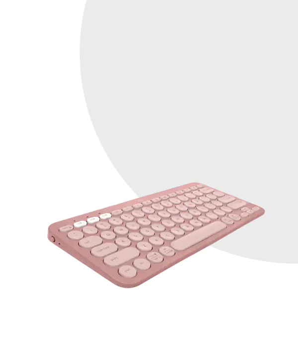 Logitech Pebble 2 Combo 8 Logitech Pebble 2 Combo Tonal Rose Keyboard price in Bangladesh | MC Solution BD