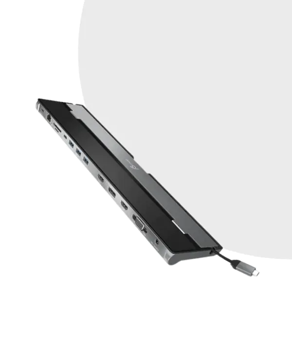 j5create JCD543P USB-C™ Triple Display Docking Station with 100W PD Adapter