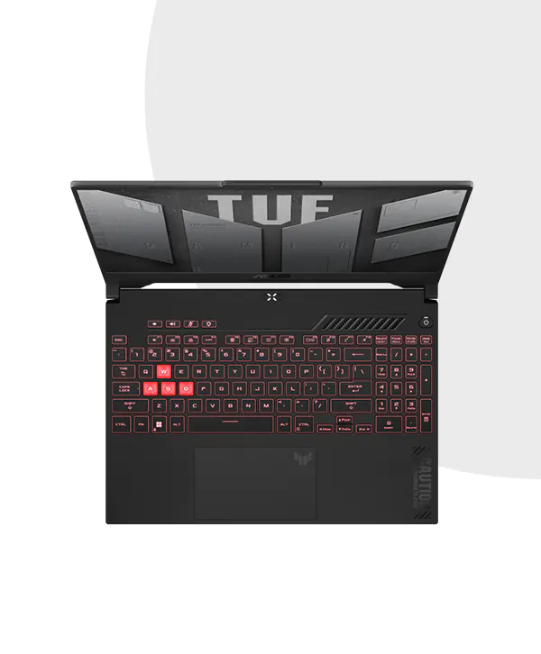 ASUS TUF Gaming A15 FA507 2024 14th Gen AND 8000 Mecha Gray Gaming Laptop Price in Bangladesh MC Solution BD