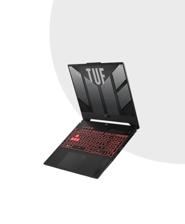 ASUS TUF Gaming A15 FA507 2024 14th Gen AND 8000 Mecha Gray Gaming Laptop Price in Bangladesh MC Solution BD
