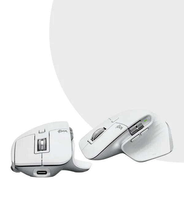Logitech MX Master 3S for Mac Wireless Bluetooth Mouse, Ultra-Fast Scrolling 20 Logitech MX Master 3S for Mac side front view Pale Gray price in Bangladesh MC Solution BD