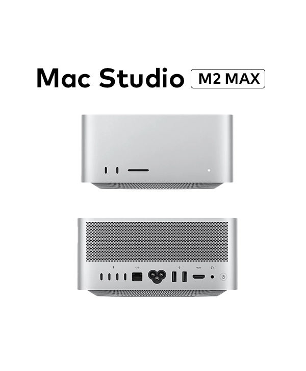 Apple Mac Studio M2 Max |  Apple M2 Max | 12-core CPU | 30-core GPU | 64GB Ram | 2TB SSD