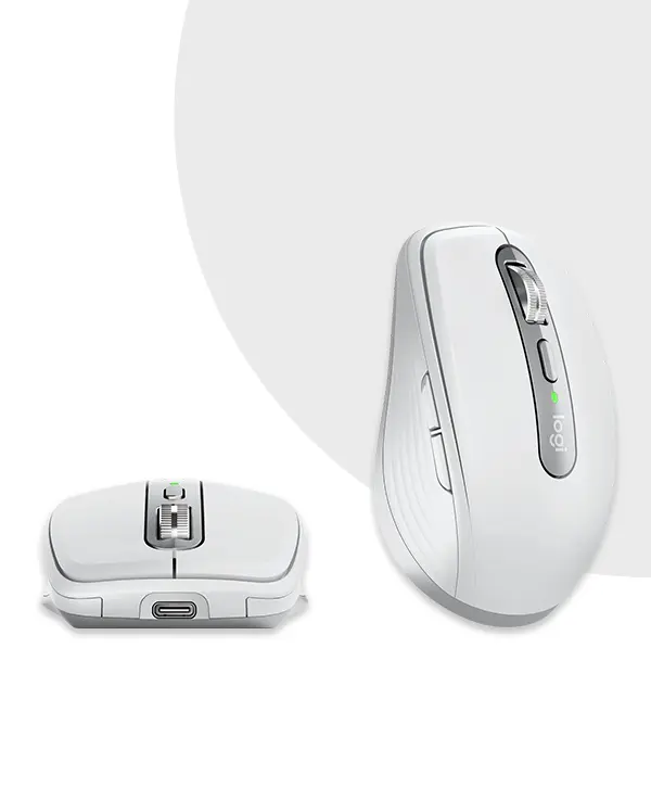 Logitech Master Series MX ANYWHERE 3S Compact Wireless Performance Mouse 9 Logitech MX ANYWHERE 3S Pale Grey