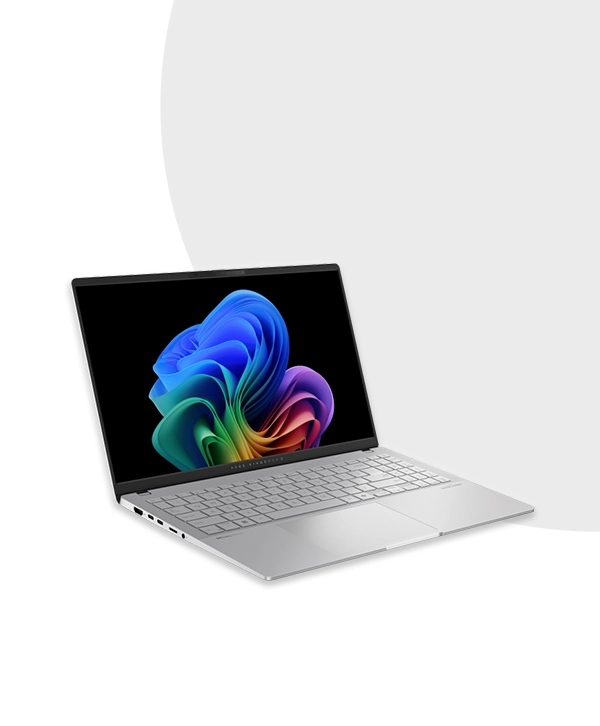 ASUS Vivobook S 15 S5507 Copilot+ PC | 15.6-inch, 3K OLED 120Hz | Snapdragon X Elite X1E 78 100 | 32GB Ram | 1TB SSD | Qualcomm Adreno GPU