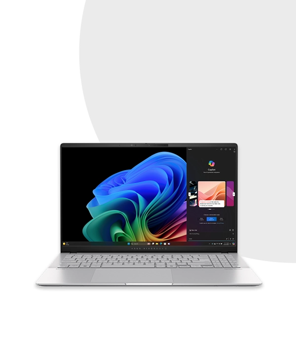ASUS Vivobook S 15 S5507 Copilot+ PC | 15.6-inch, 3K OLED 120Hz | Snapdragon X Elite X1E 78 100 | 32GB Ram | 1TB SSD | Qualcomm Adreno GPU