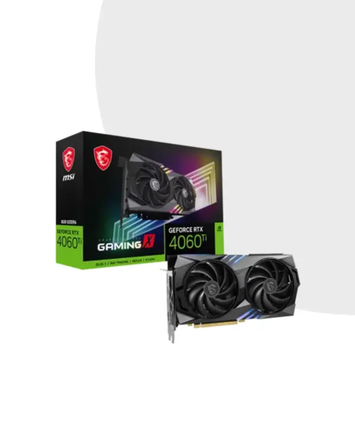MSI GeForce RTX 4060 Ti GAMING X 8G GDDR6 Graphics Card
