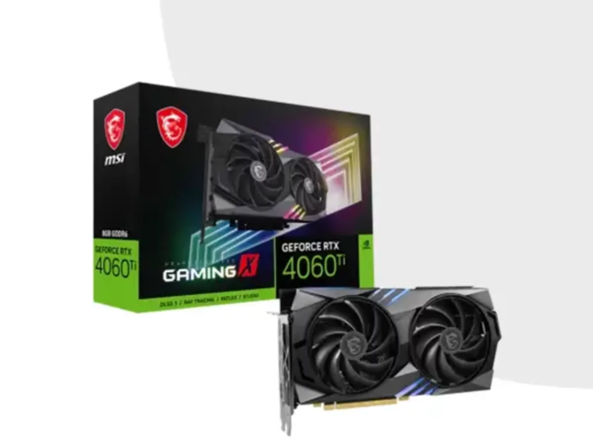 MSI GeForce RTX 4060 Ti GAMING X 8G GDDR6 Graphics Card