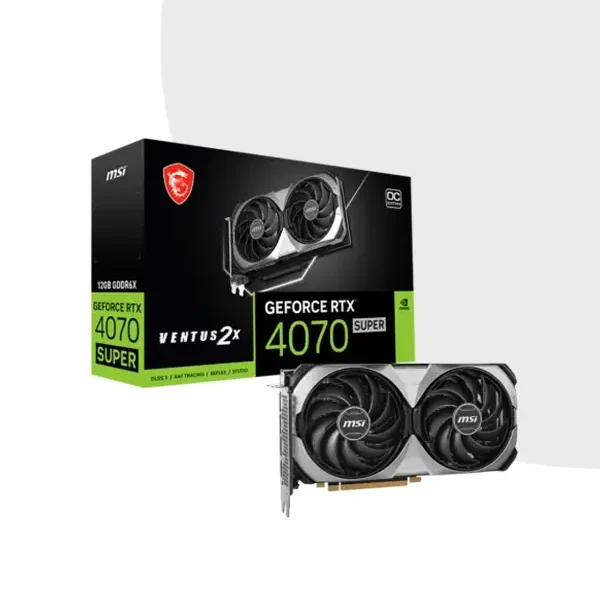 MSI GeForce RTX 4070 SUPER 12G VENTUS 2X OC 12GB GDDR6X Graphics Card price in Bangladesh MC Solution BD