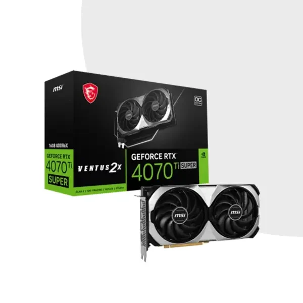 MSI GeForce RTX 4070 Ti SUPER 16G VENTUS 2X OC GDDR6X Graphics Card price in Bangladesh MC Solution BD