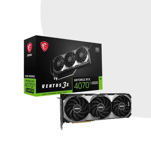 MSI GeForce RTX 4070 TI SUPER VENTUS 3X 12G OC GDDR6X Graphics Card PRICE IN BANGLADESH MCSOLUTION BD
