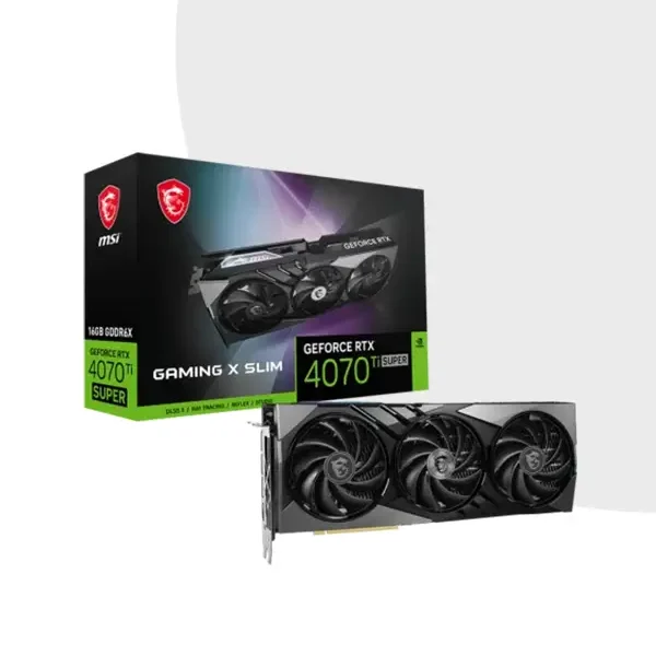 MSI GeForce RTX 4070 Ti SUPER 16G GAMING X SLIM 16GB GDDR6X Graphics Card price in Bangladesh MC Solution BD