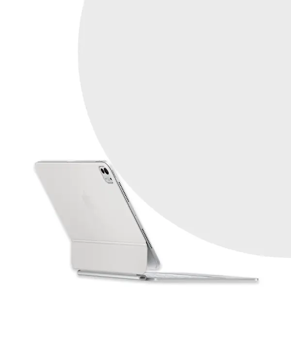 Apple Magic Keyboard for iPad Pro 11 inch M4 US English 5 Apple Magic Keyboard for iPad Pro M4 White 2024 Price in Bangladesh MC Solution BD 4