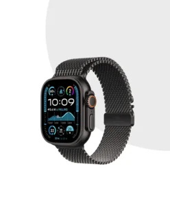Apple Watch Ultra 2 Titanium Milanese Loop Black