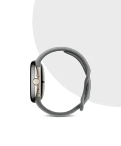 Google Pixel Watch 3 41mm 45mm Champagne Gold Aluminum Case / Hazel Active Band