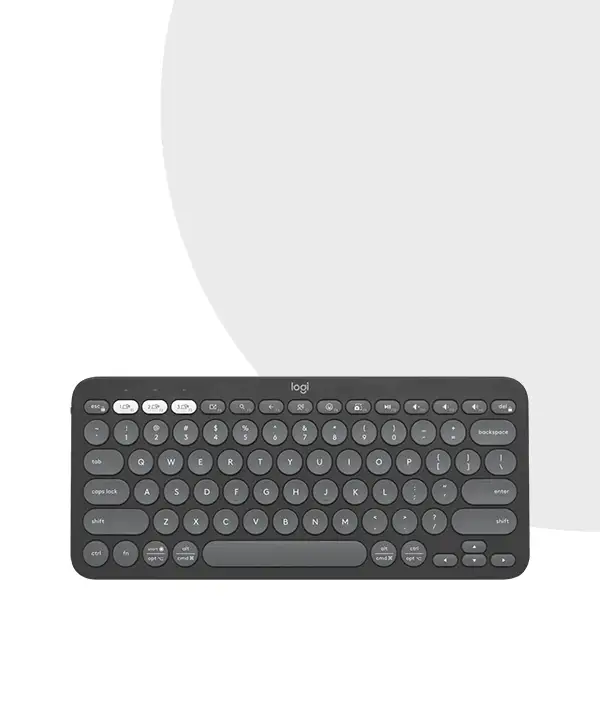 Logitech Pebble Keys 2 K380s Tonal Graphite