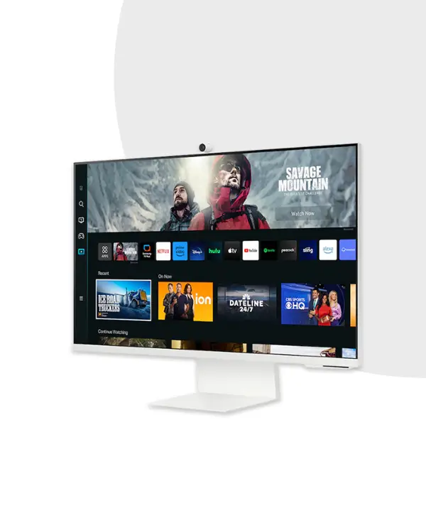 SAMSUNG 32-inch M80C UHD HDR Smart Monitor | 4K UHD | SlimFit Camera | Ergonomic Stand