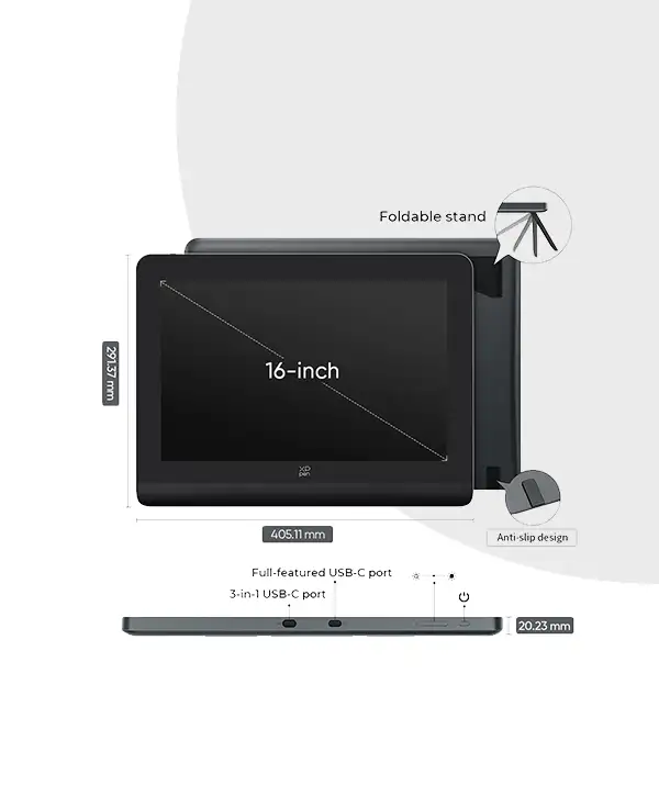 XP-Pen Artist Pro 16 Gen 2-16K Digital Drawing Pad Graphics Tablet