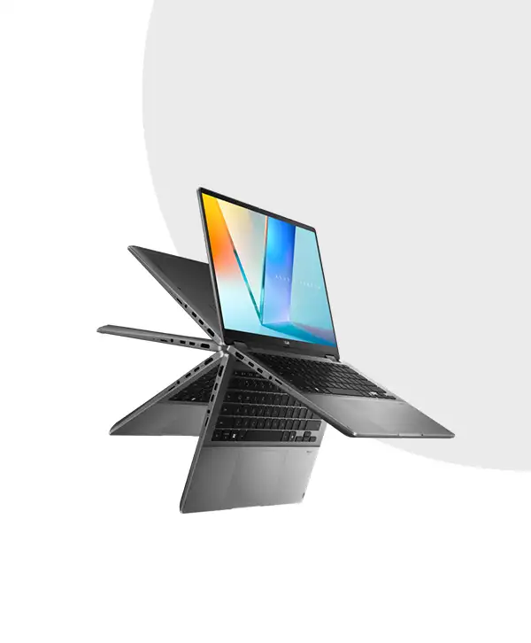 ASUS Vivobook 14 Flip TP3407 Copilot+ PC | 14.0″ FHD OLED | Core Ultra Series 2 Processor | Intel AI Boost NPU | Intel Arc | 16GB Ram | 1TB SSD