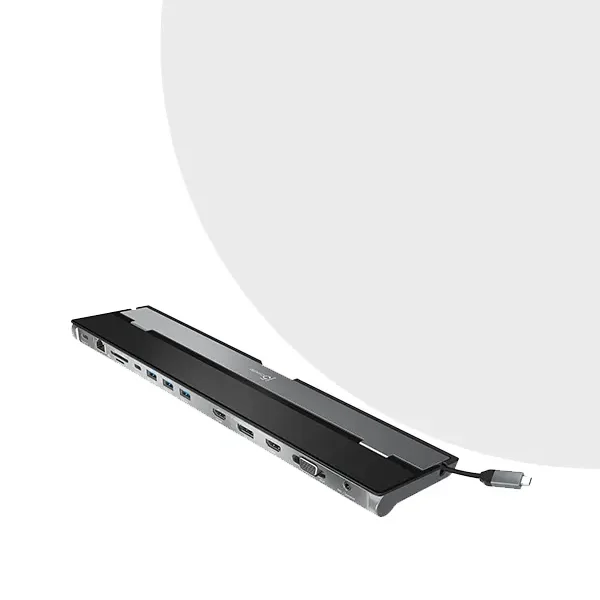 j5create JCD543 USB-C Triple Display Docking Station 13 in 1