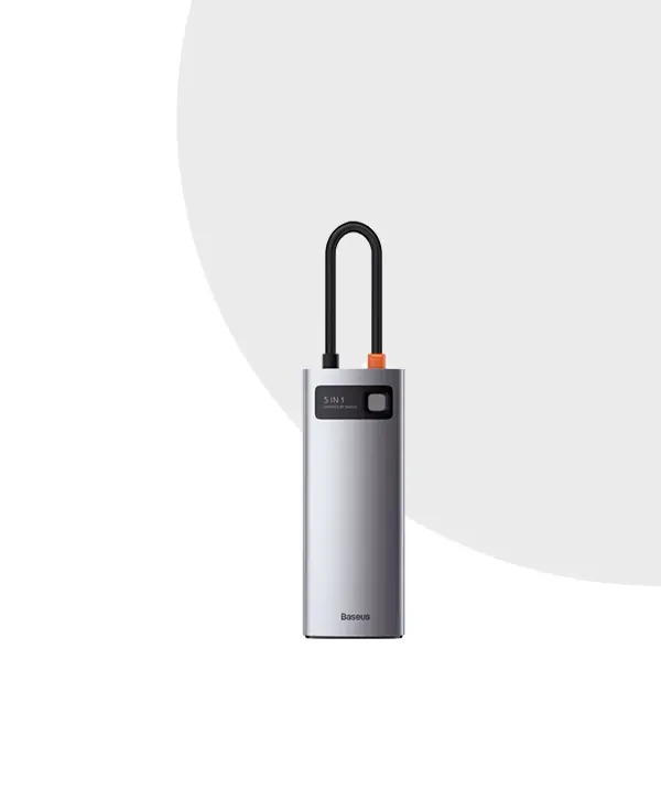 Baseus 5 in 1 Multifunctional Type-C Hub Metal Gleam Series Starjoy