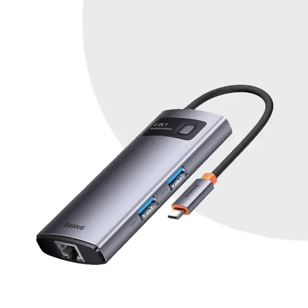 Baseus Starjoy Metal Gleam Series 4 in 1 with Ethernet port