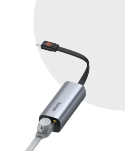 Baseus Steel Cannon Series Gigabit LAN Adapter USB-A to Type-C