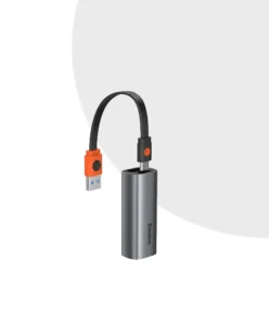 Baseus Steel Cannon Series Gigabit LAN Adapter USB-A to Type-C