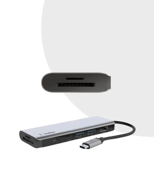 Belkin CONNECT USB-C 7-in-1 Multiport Hub Adapter