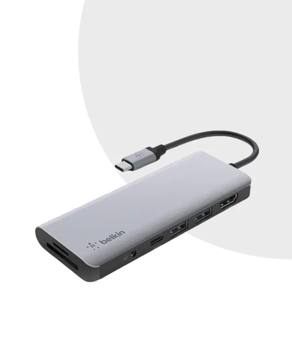 Belkin CONNECT USB-C 7-in-1 Multiport Hub Adapter