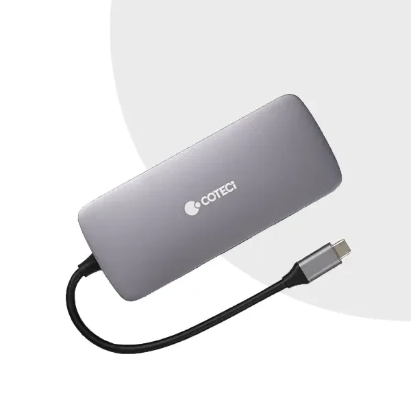 COTECi 10 in 1 USB-C HUB Multiport Adapter