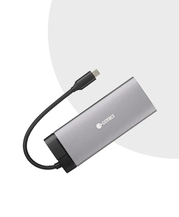 COTECi 7 in 1 USB-C HUB Multiport Adapter